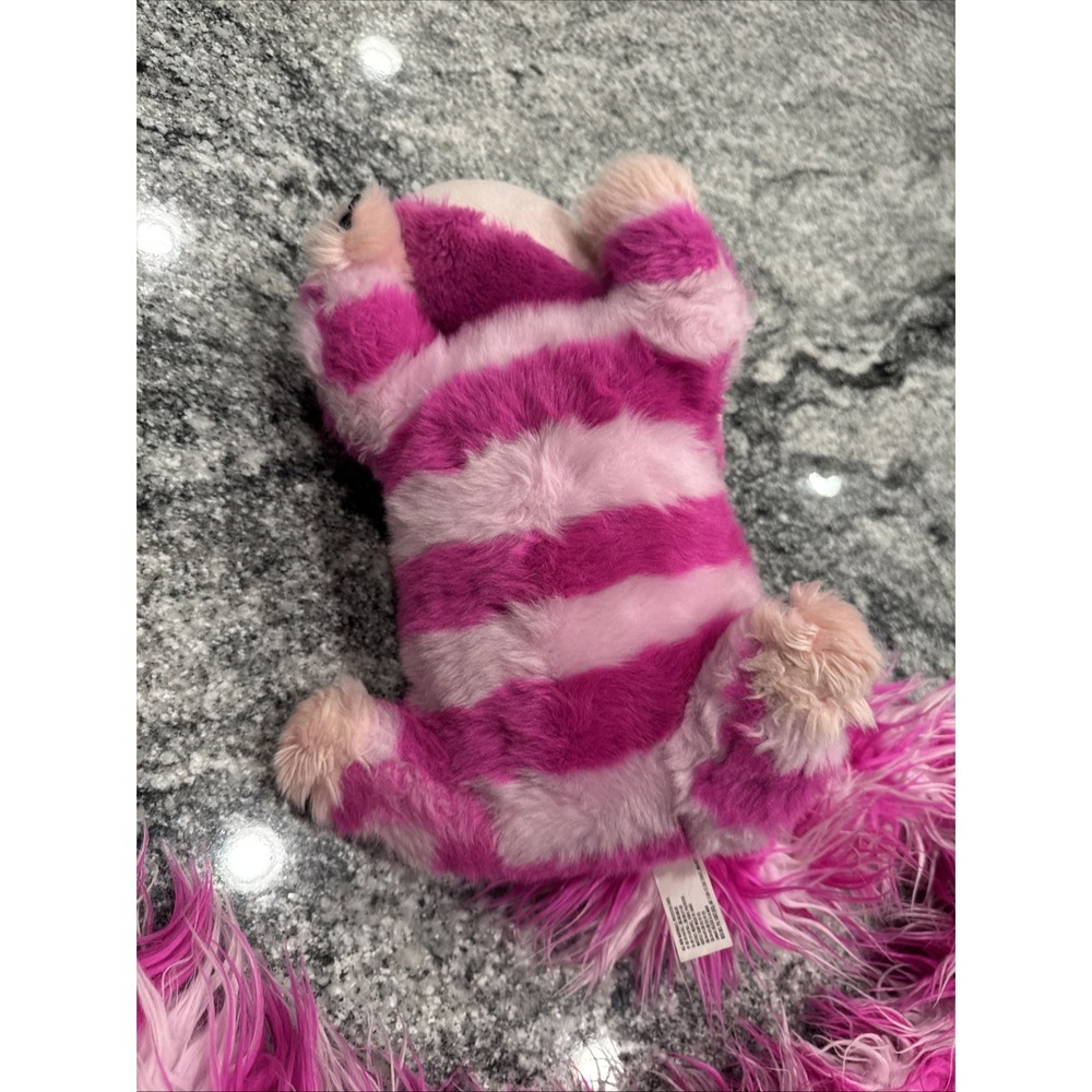 Disney Pink Cheshire Cat Plush Long Fluffy Boa Long 42" Tail Alice in Wonderland - Picture 4 of 7